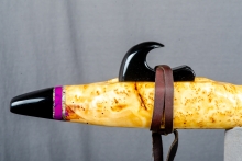 Yellow Cedar Burl Native American Flute, Minor, Low E-4, #N28I (14)